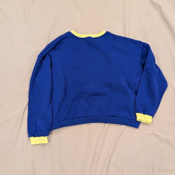 Edikted Italia Sweatshirt Blue - Women's sz M - Picture 4 of 10